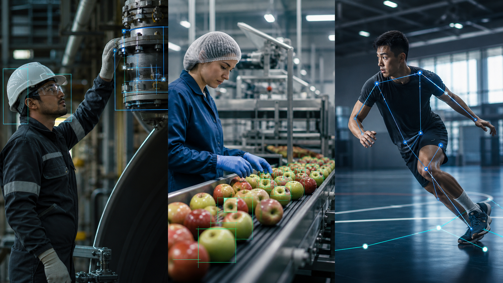Aplicaciones de visión artificial en seguridad industrial, agroindustria y deporte
